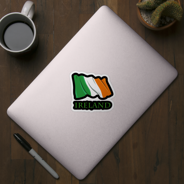 Proud To Be Irish - The Flag of Ireland by BigRaysTShirts